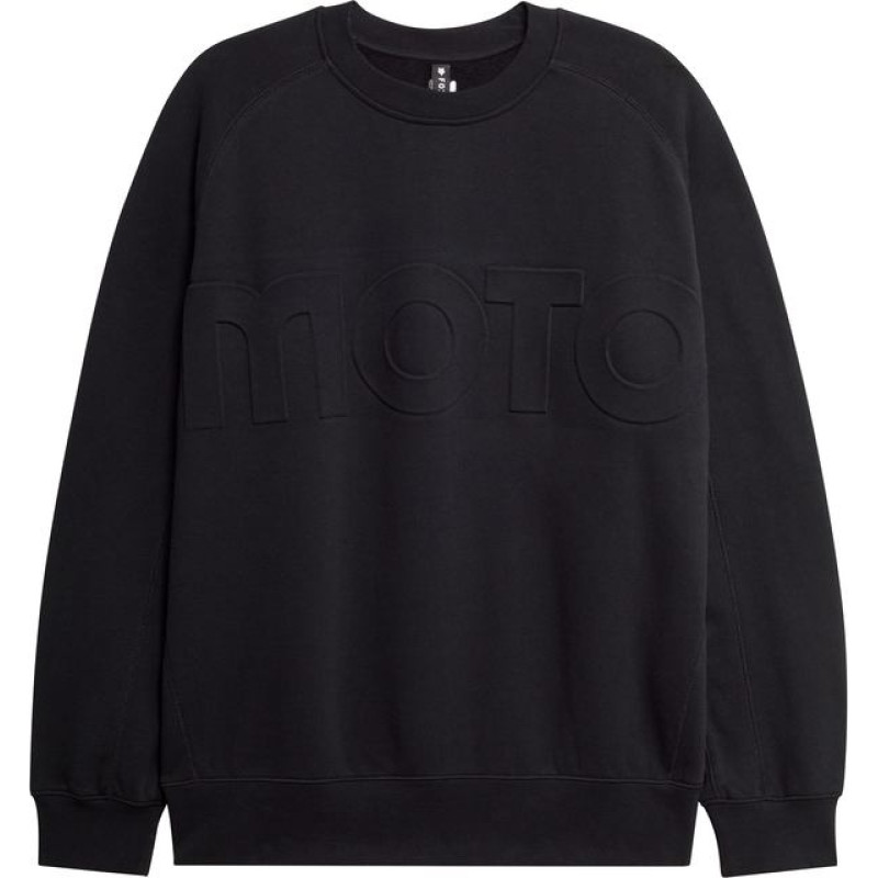 FOX SWEATSHIRT FOX MOTO-X OVERSIZED Fleece CREW BLACK
