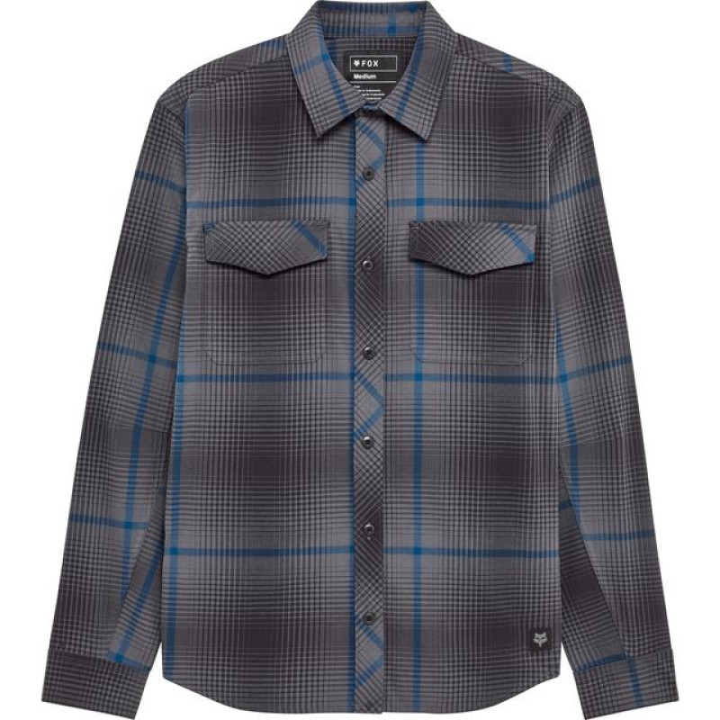 FOX SURVIVALIST FIRE LONG SLEEVE FLANNEL SHIRT