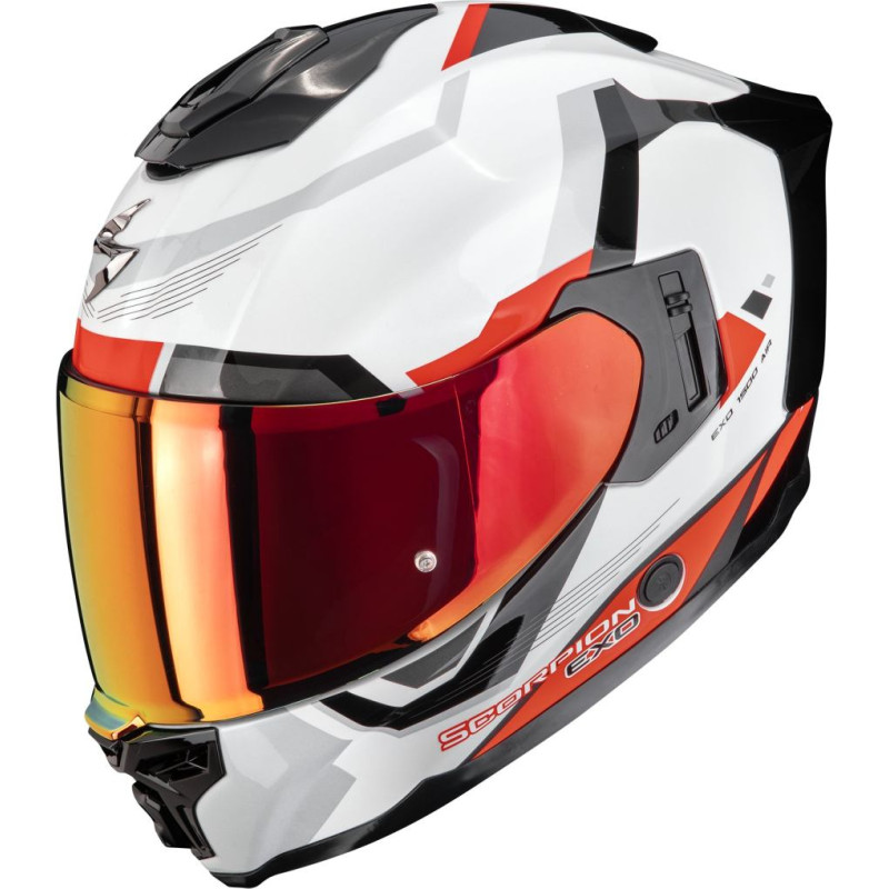 Scorpion Helmet EXO-1500 AIR ARENA White-Red