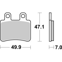 SBS Brakepads Carbon Tech