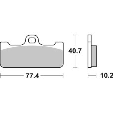 SBS Brakepads Dual Sinter