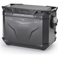 Givi Trekker Outback EVO Black alum. side-case left 48 ltr sold without lock