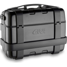 Givi 33 litre blackline top-case black with aluminium finish with top opening