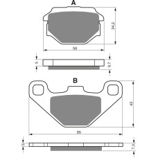 Goldfren Brake Pads 094 Ceramic Carbon K1