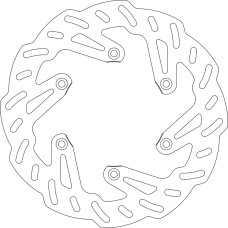 Goldfren Brakedisc Rear KX125/250 89-02KX500 89-KLX6