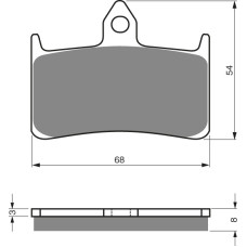 Goldfren Brake Pads 069 Ceramic Carbon S3