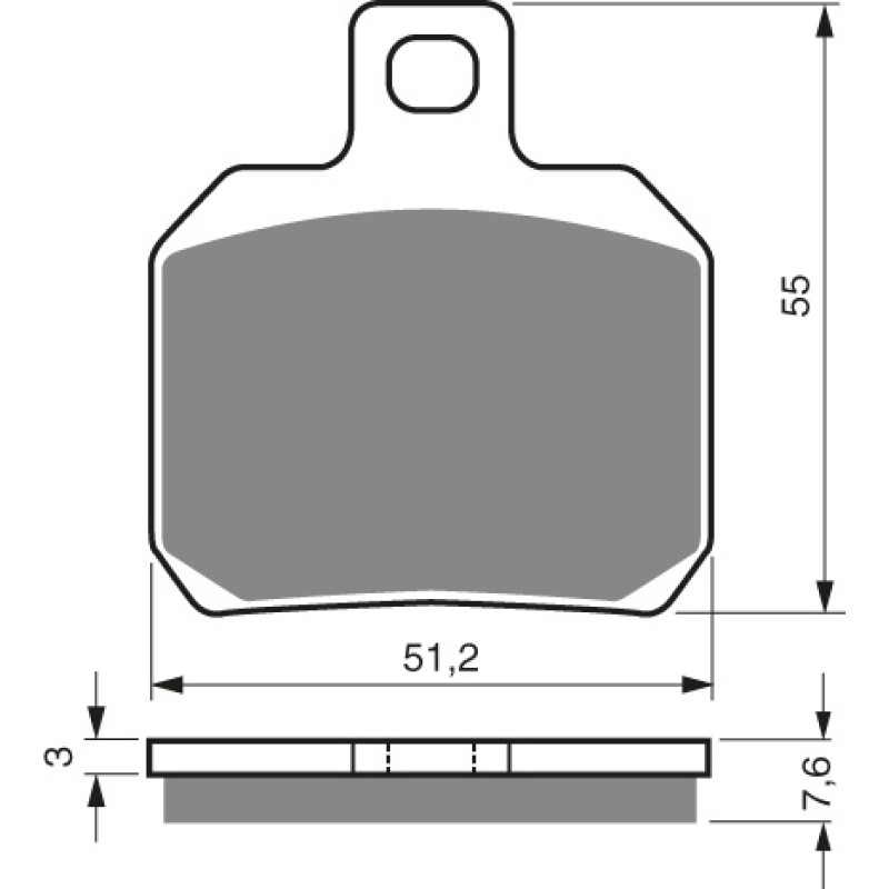 Goldfren Brake Pads 152 Ceramic Carbon S3