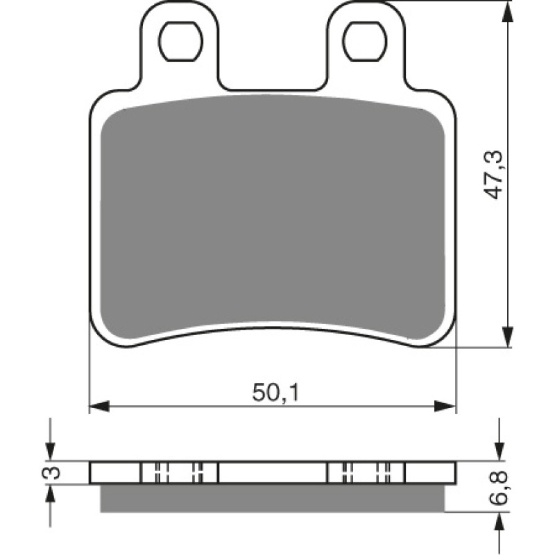 Goldfren Brake Pads 211 Ceramic carbon AD