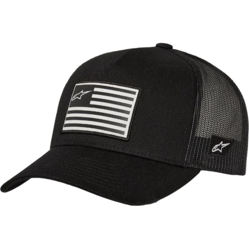 Alpinestars Hat Flag Snapback Black/Black One Size