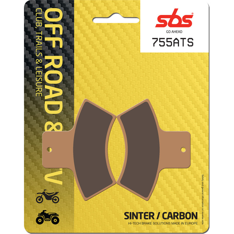 SBS Brakepads Sintered Atv