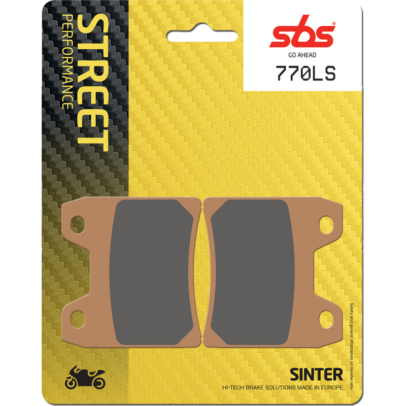SBS Brakepads Sintered rear