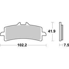 SBS Brakepads Dual Sinter