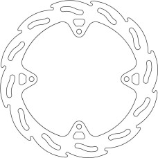 Moto Master Moto-Master Flame Brakedisc rear KTM: SX85 12-20