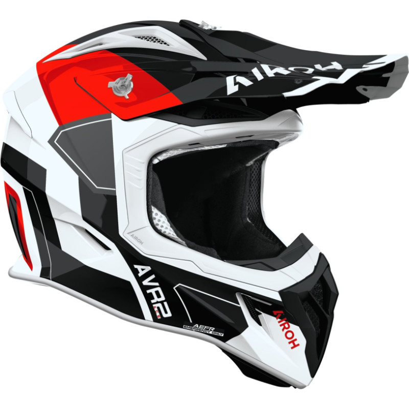 Airoh Helmet Aviator Ace 2 Shield Red gloss