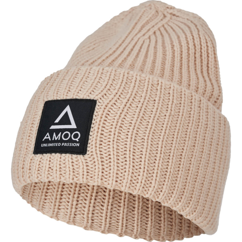 Amoq Astra Merino Wool Beanie Beige