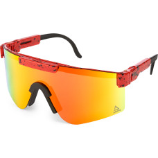 Amoq Comet Sunglasses Red Splash - Red Mirror