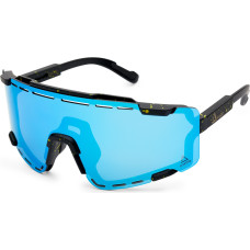 Amoq Align Performance Sunglasses Black Splash - Ice Blue Mirror