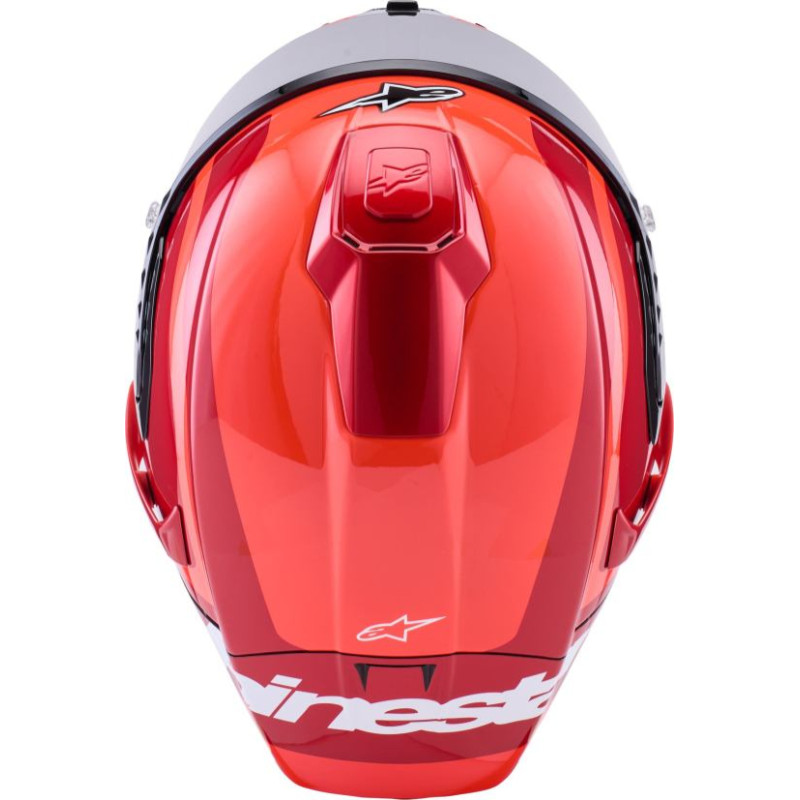 Alpinestars Helmet Supertech S-R10 Arius Black/White/Duo Red