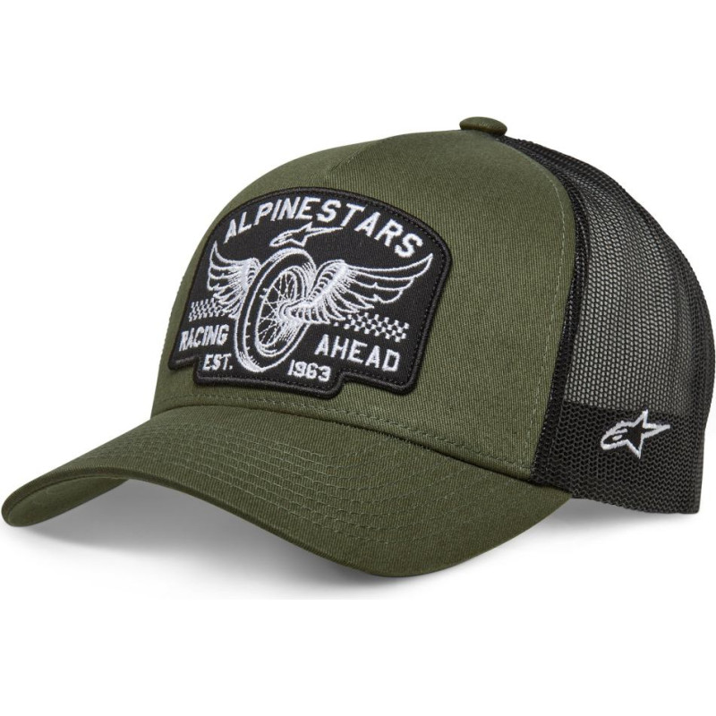Alpinestars Heritage Patch Trucker Hat Military OS