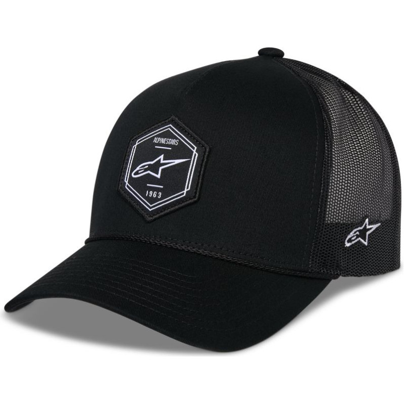 Alpinestars Hat Hexeon Trucker Snapback Black/Black One Size