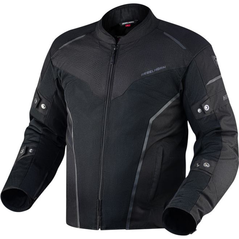 Rebelhorn HIFLOW 4 BLACK TEXTILE MOTORCYCLE JACKET