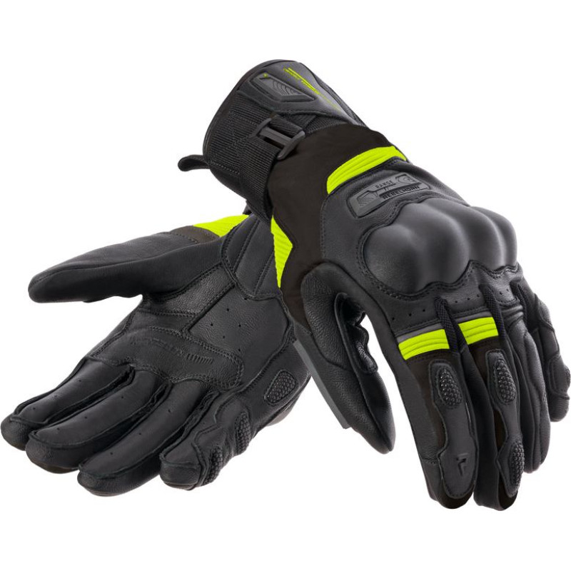 Rebelhorn RANGE BLACK ANTHRACITE FLUO YELLOW MOTORCYCLE GLOVES