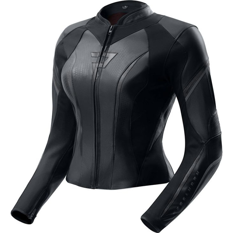 Rebelhorn DIVA ST WOMEN BLACK LEATHER MOTORCYCLE JACKET