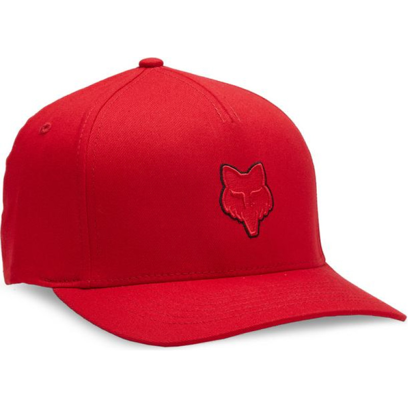 FOX Head Flexfit Hat Flame Red