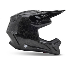 FOX HELMET FOX V3 RS CARBON SOLID BLACK