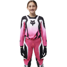 FOX JUNIOR GIRLS 180 LEAN BLACK/PINK 24 TROUSERS