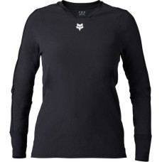 FOX LADY DEFEND THERMAL BLACK XS long sleeve cycling jersey.