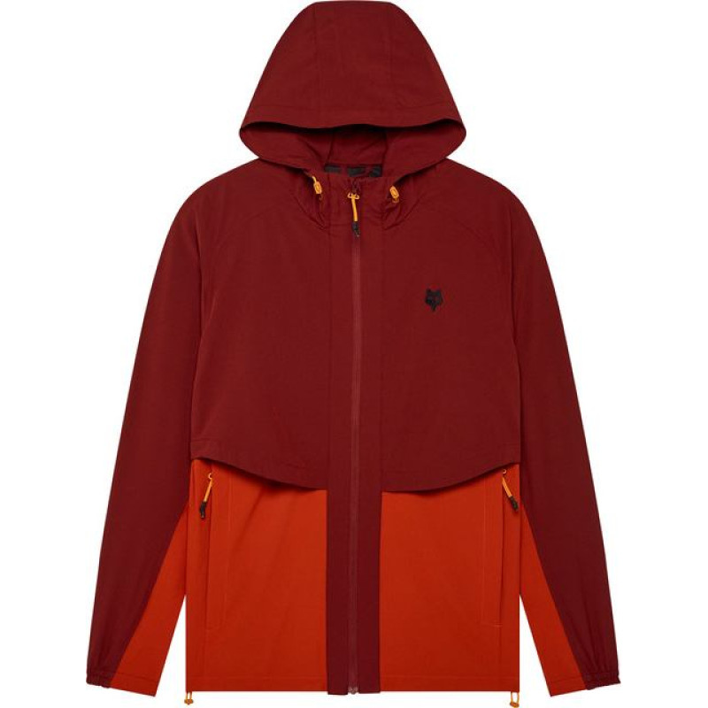FOX HOODIE FOX SURVIVALIST WINDBREAKER RUST