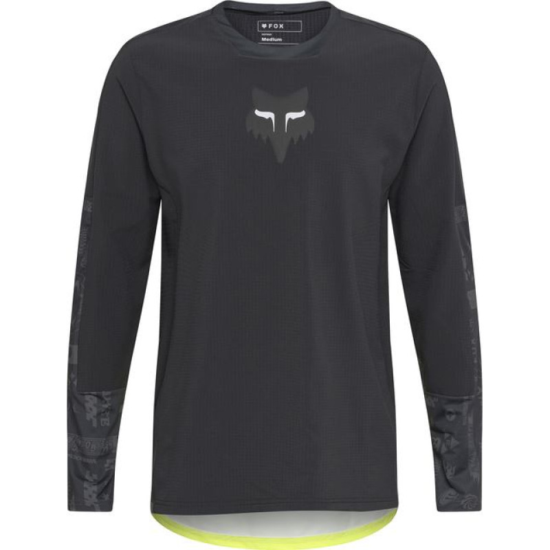 FOX BICYCLE SHIRT LONG-SLEEVED FOX DEFEND THERMAL LUNAR SE BLACK