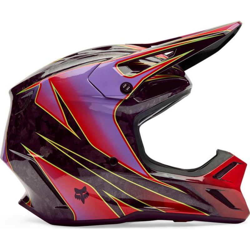 FOX HELMET FOX V3 RS CANVAS RED