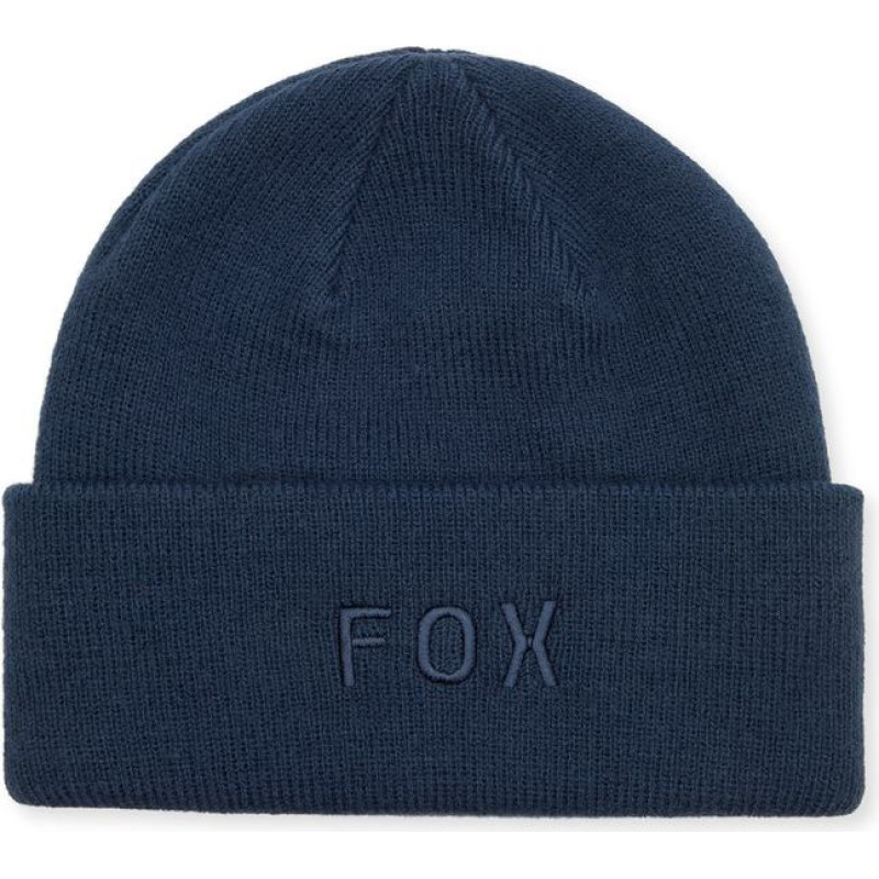 FOX WORDMARK BEANIE WINTER HAT MIDNIGHT