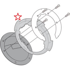 Givi Specific metal flange for fitting the TankLock tank bags