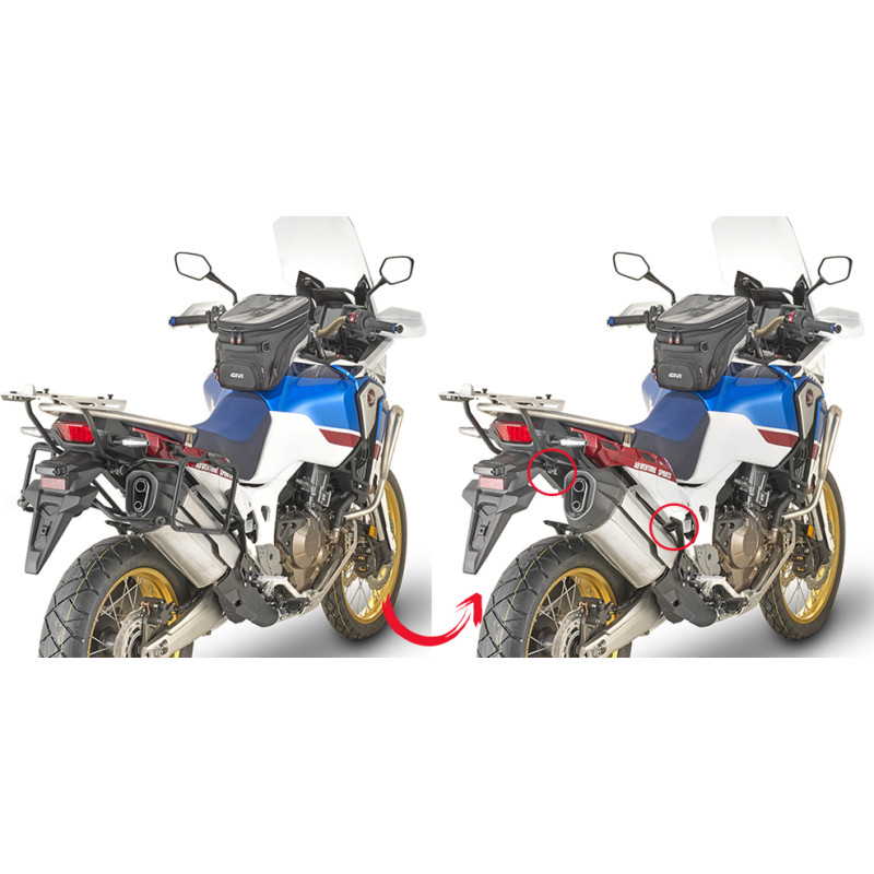 Givi Rapid release tubular side-case holder for MONOKEY&reg; cases CRF1000L 18-