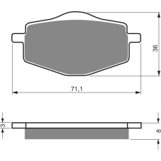 Goldfren Brake Pads 018 Ceramic Carbon S3