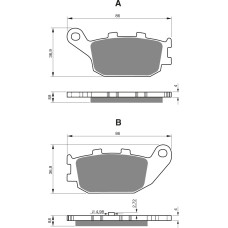 Goldfren Brake Pads 155 Ceramic Carbon AD