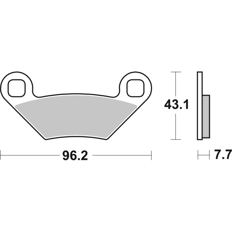 SBS Brakepads Sintered Offroad