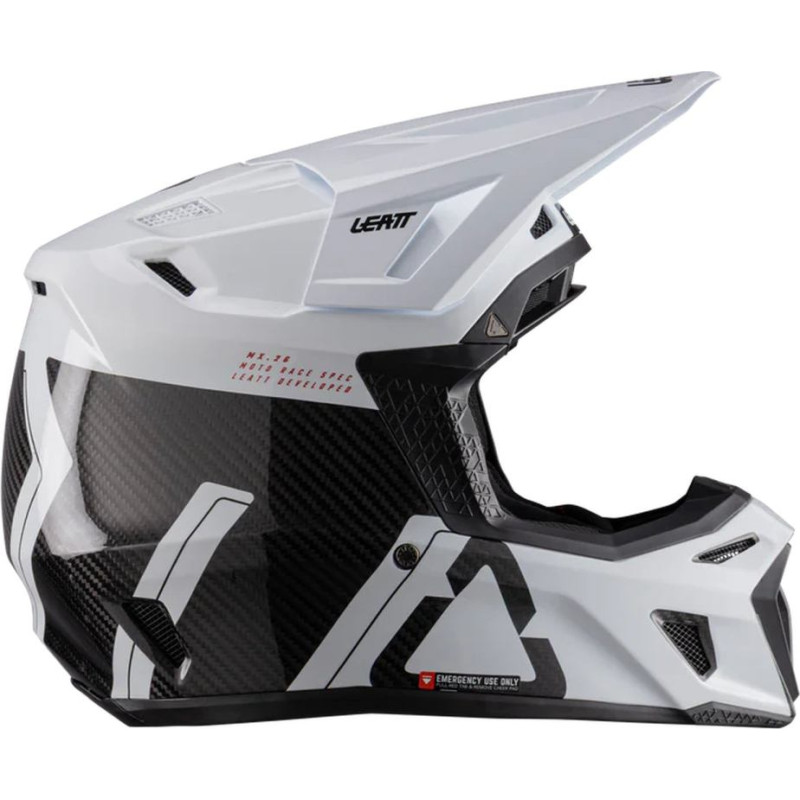 Leatt Helmet Kit Moto 9.5 Carbon/White V26
