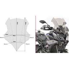 Givi Windshield 55x46.5cm Tracer 900 18-