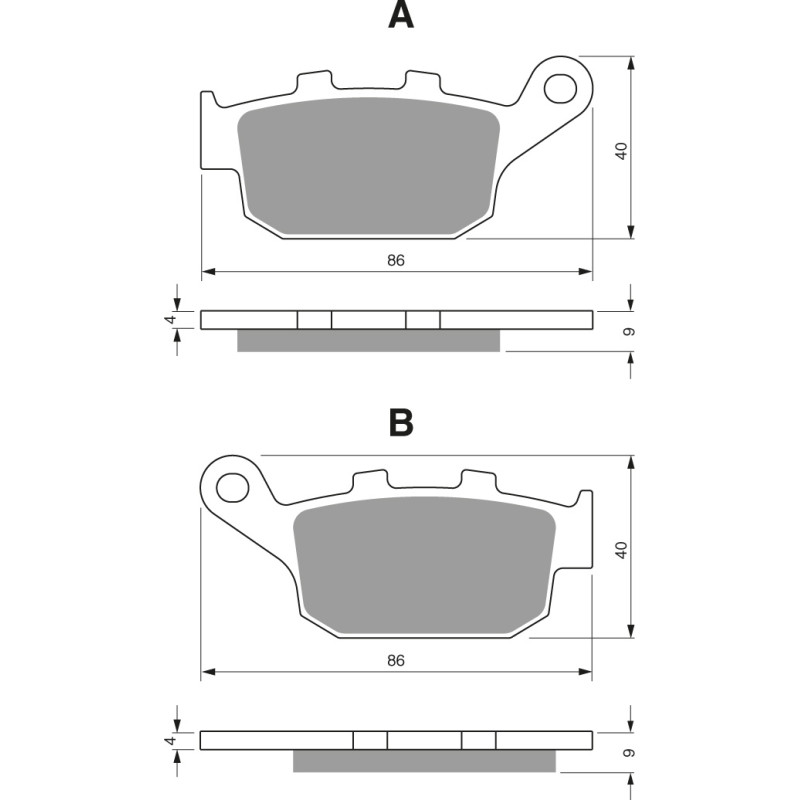 GOLDFREN BRAKE PADS 306 CERAMIC CARBON
