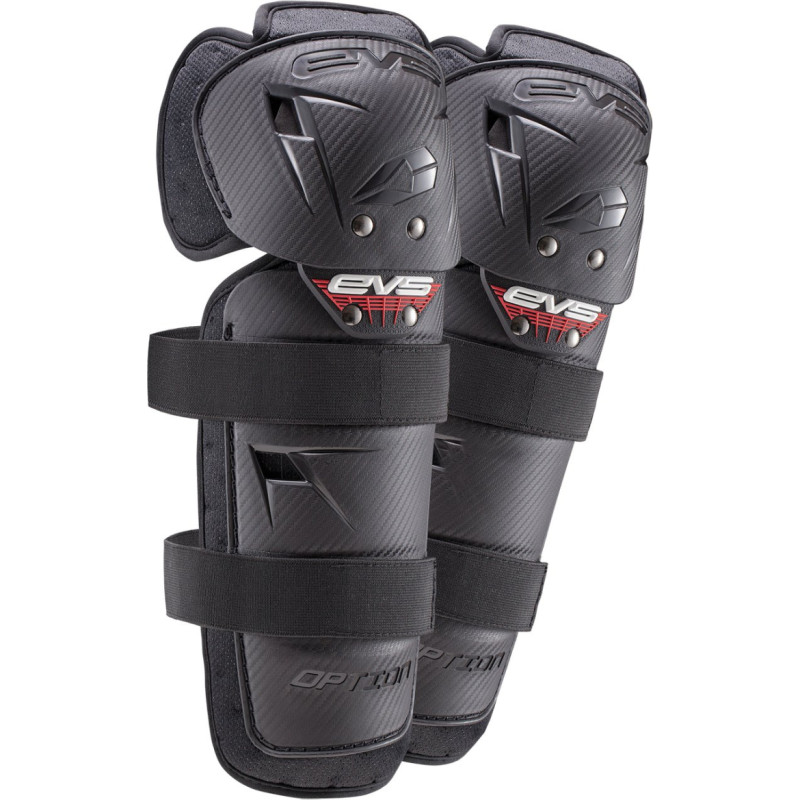 EVS OPTION Knee/Shin Guard (pair) black (mini 3-6y.)
