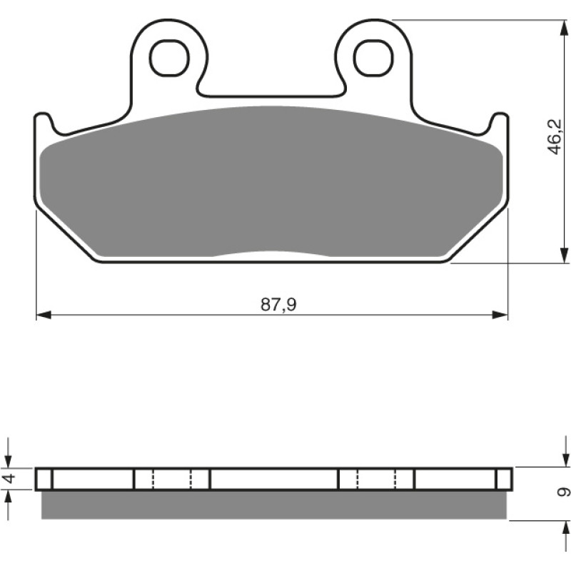 Goldfren Brake Pads 024 Ceramic carbon AD