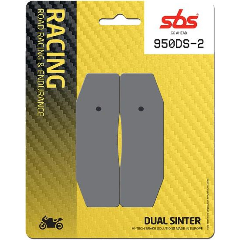 SBS Brakepads Dual Sinter 2