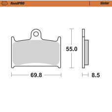 Moto Master Moto-Master Brakepads RoadPRO Sinter front