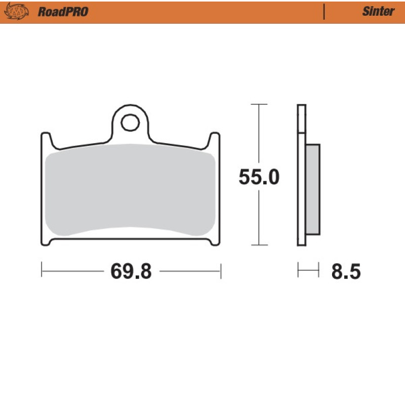 Moto Master Moto-Master Brakepads RoadPRO Sinter front
