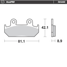 Moto Master Moto-Master Brakepads RoadPRO Ceramic