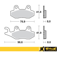 Prox Front Brake Pad RM125/250 '89-95 + YZ125/250 '90-97